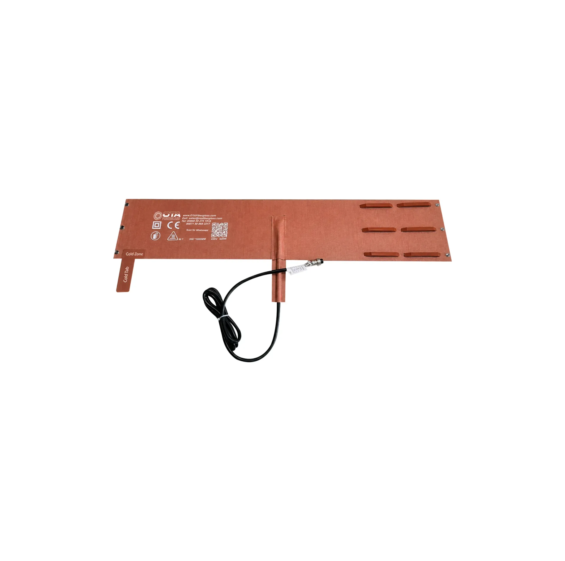 OTA Fiberglass M1 Heating Blanket 8" (200mm)