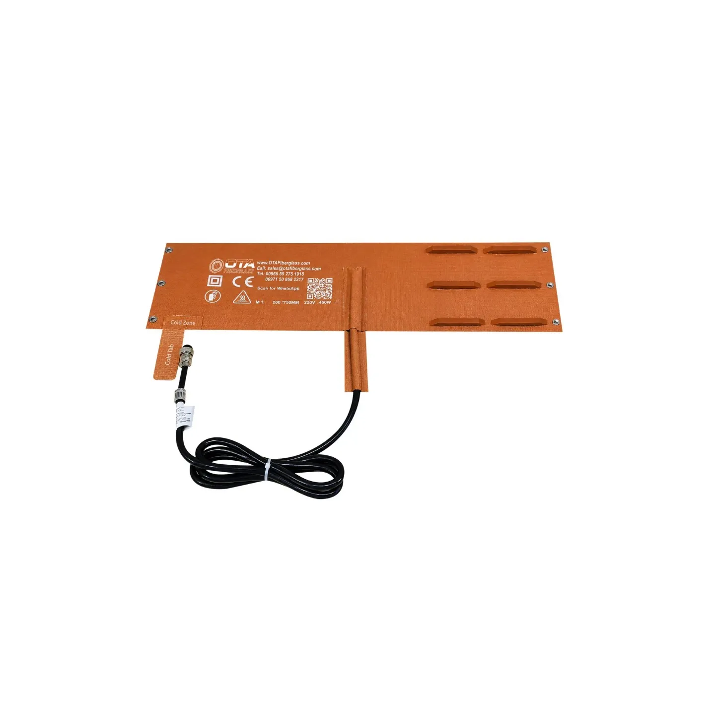 OTA Fiberglass M1 Heating Blanket 6" (150mm)