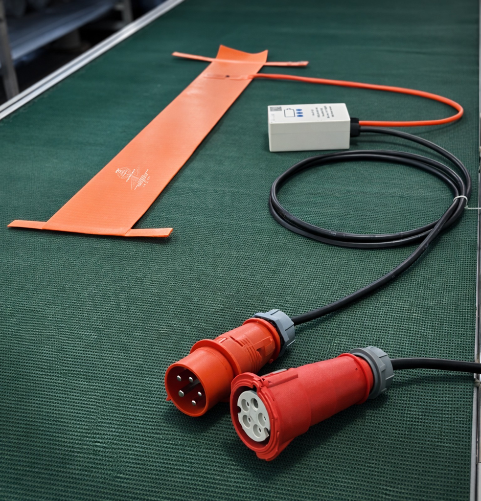OTA Fiberglass Heating Blanket 6-8" Inbuilt Temperature Controller 220V